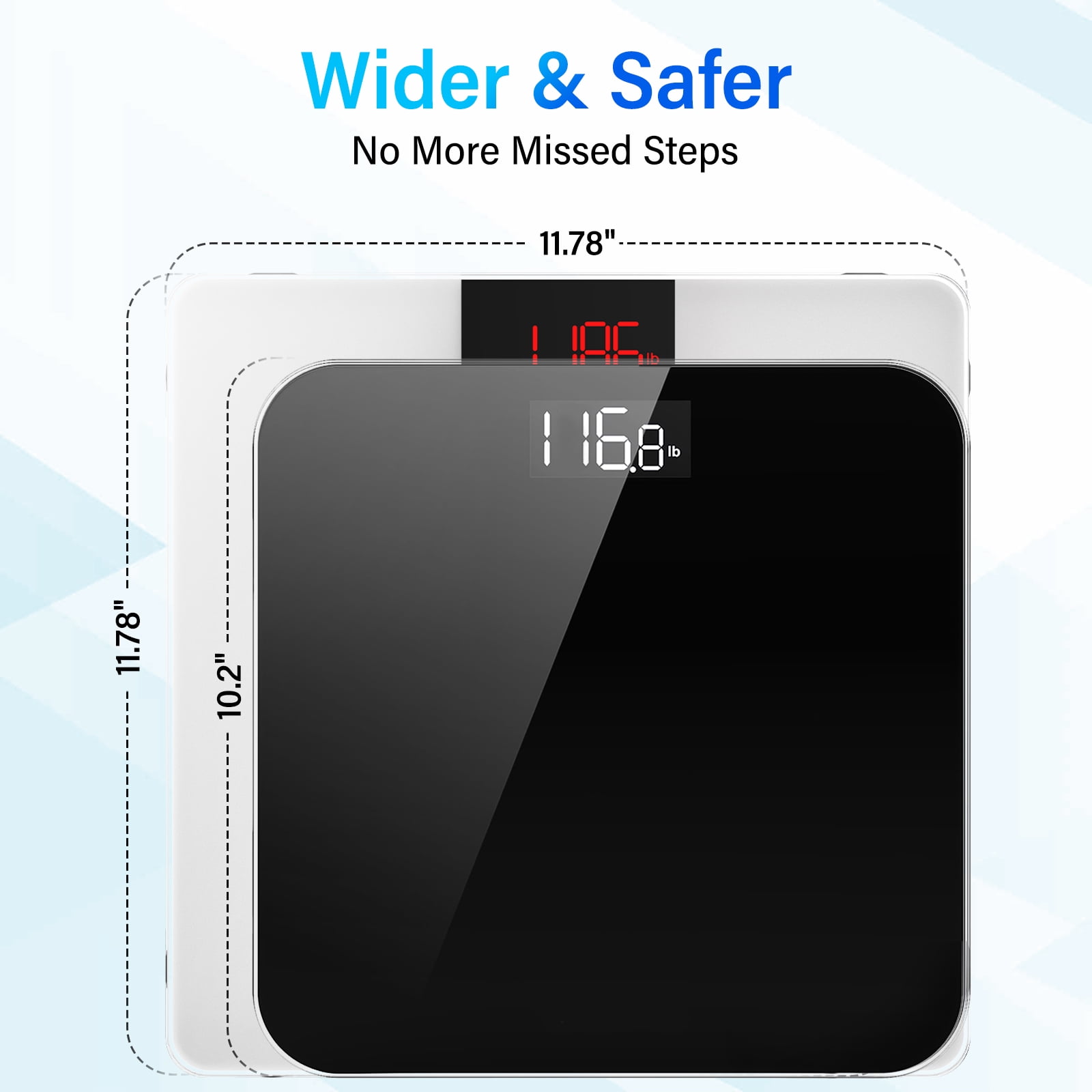 GE Body Weight Scale Smart Bluetooth Bathroom Scale - Digital BMI Accurate - White