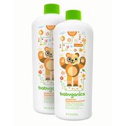 Babyganics Alcohol-Free Foaming Hand Sanitizer Refill, Mandarin, 16oz Bottle (Pack of 2)