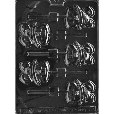 

Candyland Crafts BIG TOOTH BUNNY LOLLY Chocolate Candy Soap Mold Combo | Food Safe Plastic Durable and Reusable Chocolate Making Mold - E032 - (5 Pack)