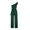 thumbnail image 5 of Idoravan Women Sets Clothing Womens Summer Solid Elegant Sleeveless Casual Top Plus Pants 2PC Set, 5 of 5