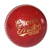 GM Leather Cricket Ball Ball Red 5 1/2 OZ (Crown Match)