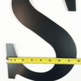 thumbnail image 4 of Bookishbunny 12 inch Black Handmade Monogram Letter Wrought Iron Plaque Pointed Stud Mount, 4 of 8