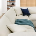 thumbnail image 4 of Modway Commix 6 Piece Down Filled Overstuffed Sectional Sofa Set in Light Beige, 4 of 5