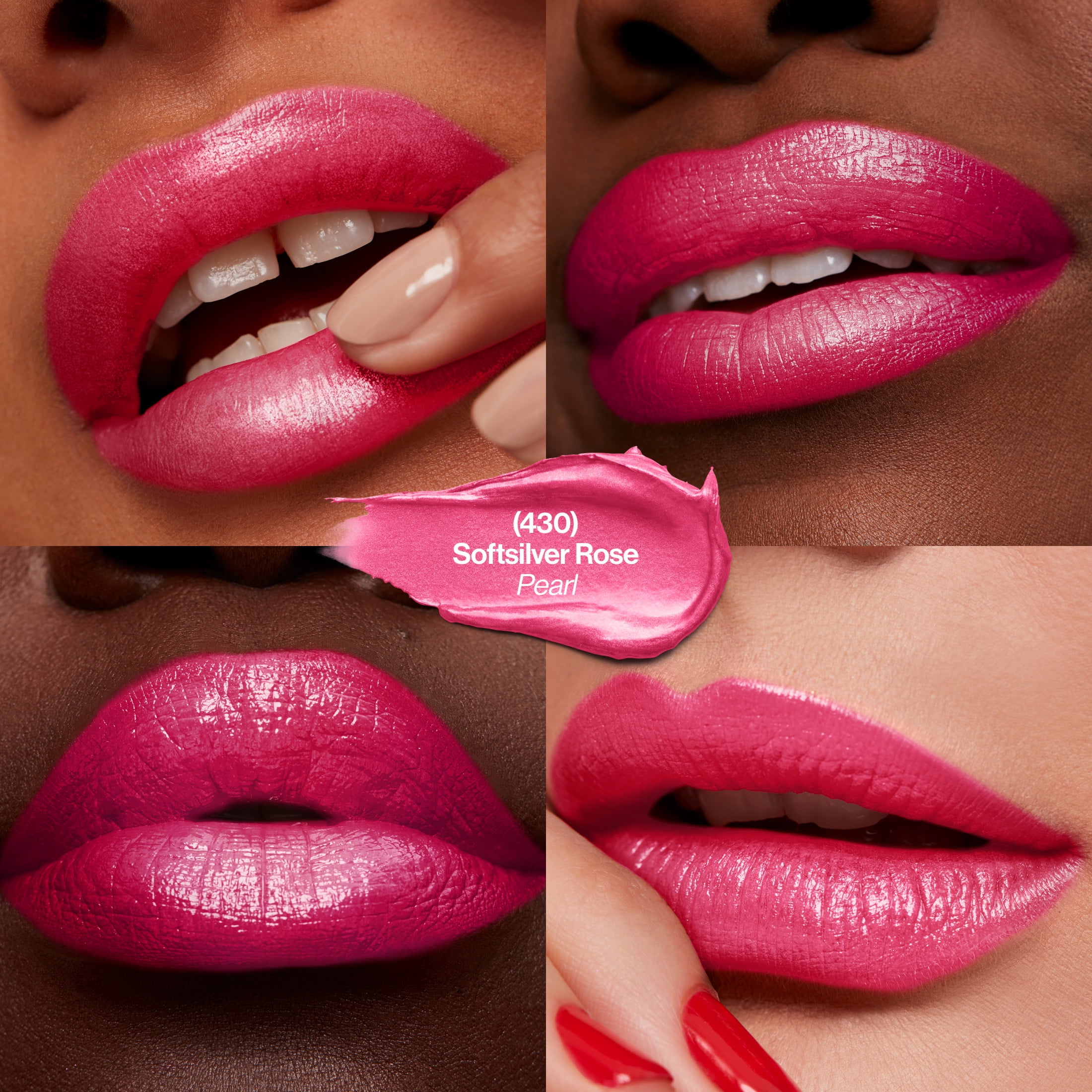 Revlon Super Lustrous Pearl Lipstick, Creamy Formula, 430 Softsilver Rose, 0.15 oz