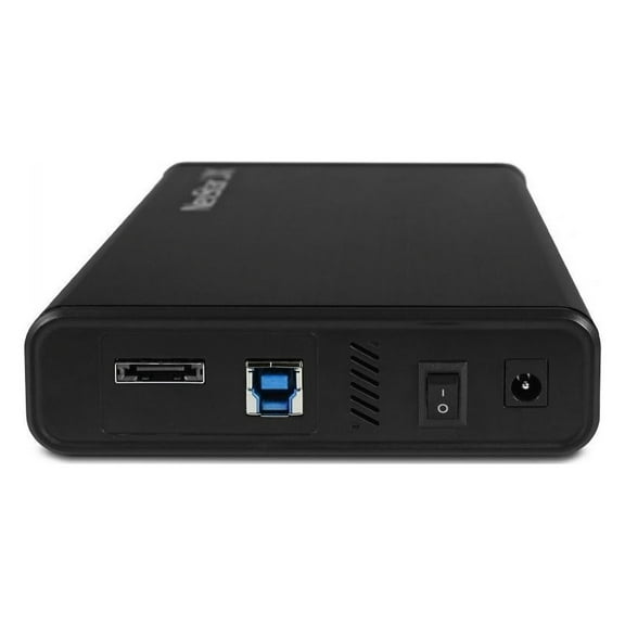 Vantec NexStar JX USB 3.2 Gen1x1, 3.5" or 2.5” SATA III HDD/SSD Drive Enclosure with eSATA - Aluminum casing, ABS Plastic - Black  NST-358SU3-BK