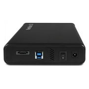 Vantec NexStar JX USB 3.2 Gen1x1, 3.5" or 2.5 SATA III HDD/SSD Drive Enclosure with eSATA - Aluminum casing, ABS Plastic - Black  NST-358SU3-BK