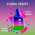 thumbnail image 4 of Adidas Vibes Spark Up Eau de Parfum, Long Lasting Fragrance, Black Pepper and Orange 50ml (1.6oz), 4 of 7