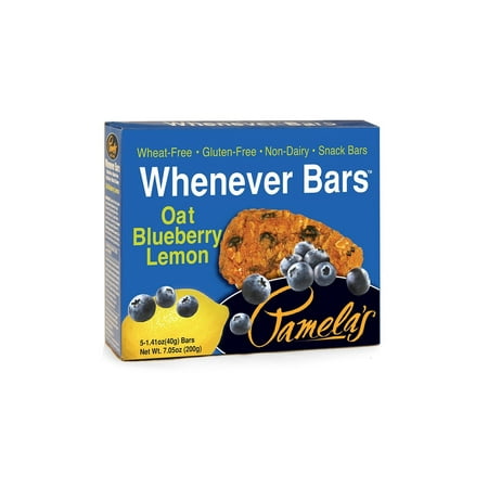 Pamela's Whenever Snack Bar, Oat Blueberry Lemon, 1.41 Oz