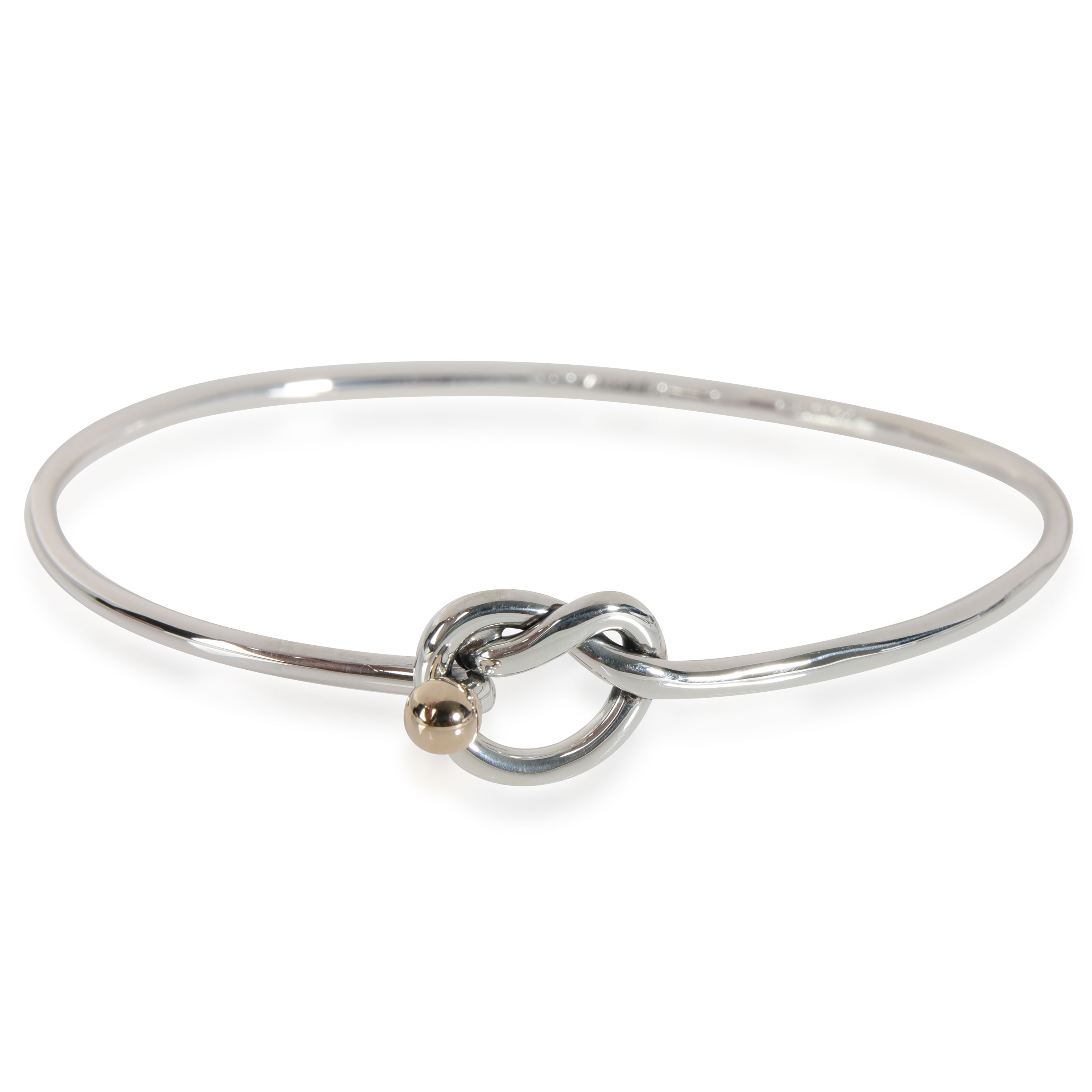 Love Knot Bracelet in 18k Sterling/Gold 