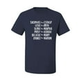 thumbnail image 2 of Wild Bobby Sacrafice Love Serve Pray Believe Dance Inspirational/Christian Men Graphic Tee, Navy, Medium, 2 of 6