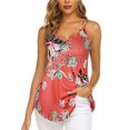 thumbnail image 1 of Camisola de doble correa sin mangas, escote en V fluido, tanque de doble correa para verano Lady Girl, 1 of 6