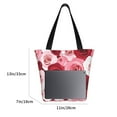 thumbnail image 3 of Bingfone Rose Women Shoulder Tote Bags Casual Bag Ladies Shopping Handbag, 3 of 7