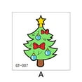 thumbnail image 1 of Christmas DecorStickers2021 Cross-border New Children's Christmas Luminous Tattoo Sticker Face Sticker Snowflake Waterproof Luminous Tattoo StickerHousehold stickers, 1 of 4