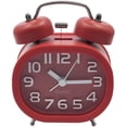 thumbnail image 2 of Alarm Clock Analog Double Bell Alarm Clock, Noiseless Quartz Alarm Clock 3 Inch Analog Alarm Clock Battery Travel Alarm Clock Loud Alarm Children'S Alarm Clock With Night Light, 2 of 7