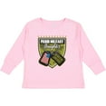 thumbnail image 3 of Inktastic Proud Military Daughter Soldier Hero Girls Long Sleeve Toddler T-Shirt, 3 of 5