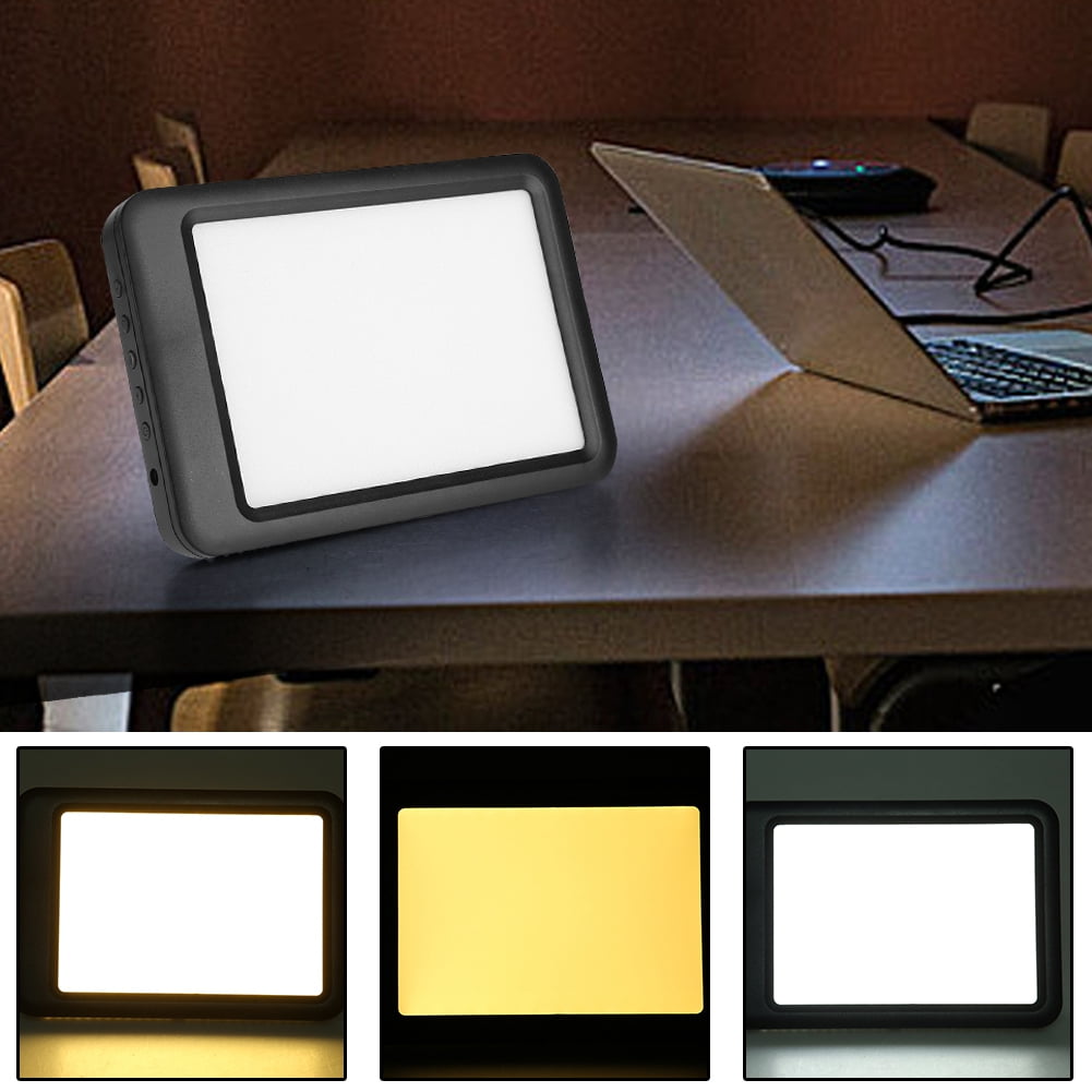 Qinlorgo Light Therapy, Sun Lamp Seasonal Winter Depression Relieve 5000-35000 Sun Sad Therapy Light