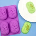 thumbnail image 3 of 4 Cavity Oval Olive Leaf Silicone Soap Making Moulds for DIY Soap Crafting and Baking Tools -Purpose Use for Handmade Products, 3 of 7