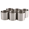 thumbnail image 3 of 6 Pieces Round Biscuit Cutter Stainless Steel Mousse Ring Mini Circle Cookie Cutters Frying Egg Rings Baking Tool, 3 of 5