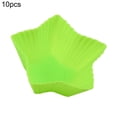 thumbnail image 1 of Trayknick 10Pcs Cake Mold Heart Star Rose Shape Bakeware Silicone Muffin Chocolate Baking Cups for Kitchen, 1 of 8