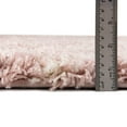 thumbnail image 2 of Unique Loom Moroccan Trellis Shag Collection Area Rug - Meknes (7' 10" x 10' Oval Light Pink/Ivory), 2 of 6