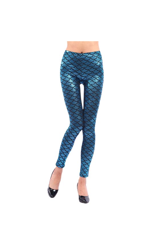 Fashionable Women's Slim Fit Shiny Skin Leggings - Stylish Base Layer for Slimmer Look