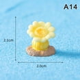 thumbnail image 6 of Mini Ocean Figurine Resin Ornaments Cute Marine Life Sea Animals Tiny Statue, 6 of 6