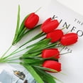thumbnail image 6 of 3Pack Blue Red White Bouquet of Tulips Flower Decoration for 4th of July,Artificial Flower Independence Day Tulips, 6 of 9