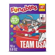 Funables Fruity Snacks, Looney Tunes, Assorted Berry, Flavored Snacks, 0.8 oz 10 Count