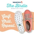 thumbnail image 7 of Margaritaville Golf Shoes, The Birdie, Spikeless Womens Golf Shoe, Ladies Golf Footwear With Rubber Toe Guard and Stability Heel Frame, Lace Up Athletic Shoe, Coral/Grey, Women's 8.5, 7 of 7
