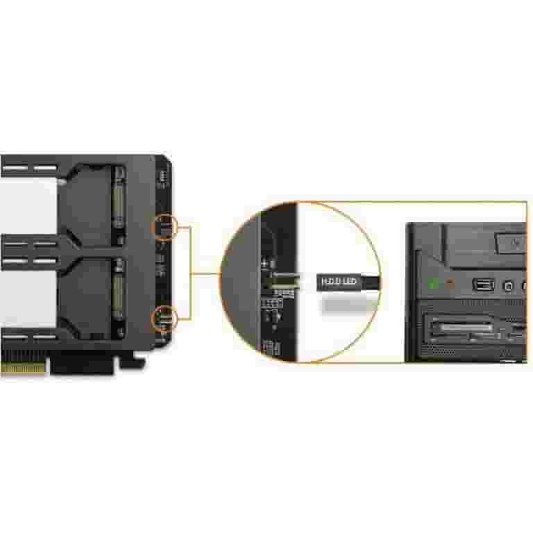 Icy Dock ToughArmor MB842MP-B Solid State SSD Drive Enclosure, PCI Icy Dock ToughArmor MB842MP-B Solid State SSD Drive Enclosure, PCI