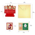 thumbnail image 3 of Lopxenu Musical Christmas Cards, with Lights and Music, Hexagonal Structure Funny Merry Christmas Pop Up Card with Envelope&Blank Insert, Chritmas Gift for Friends, Family and Children, 3 of 12