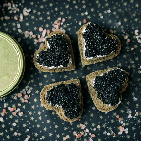 Ossetra Sturgeon Caviar Classic Fresh Black Caviar 2 oz