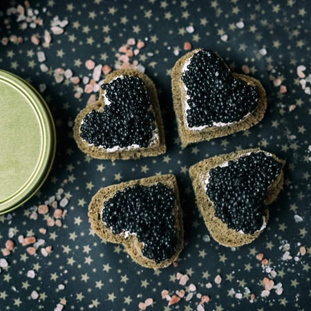 Ossetra Sturgeon Caviar Classic Fresh Black Caviar 2 oz