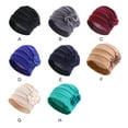 thumbnail image 1 of Polyester Ladies Turban Washable Solid fine polyester; Color Stylish Traditional Cap Office Shopping Head Headband Bonnet Green, 1 of 7