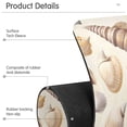 thumbnail image 4 of Yayeee Faucet Mat for Kitchen Sink 30" Diatomite Long Splash Guard Pad, Beige Watercolor Seashells, 4 of 7