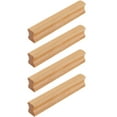 thumbnail image 1 of Shisuyan Kitchen Handles For Cupboards Drawer Handle Easy To Install Beech 4Pcs 5.1In, 1 of 9