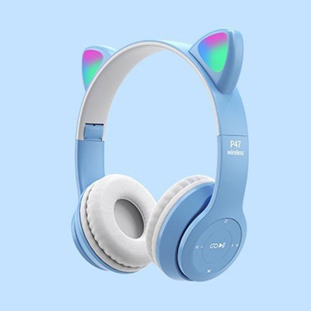 AceMonster Kids Headphones, Child Cat Ear Headphones, Wireless