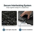 thumbnail image 4 of FlooringInc Nitro Garage Floor Tiles, Diamond Pattern, Interlocking, Black, 12"x12", 1 pack, 1 sq/ft, 4 of 9