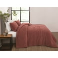 thumbnail image 5 of Brooklyn Loom Oversized Marshmallow Plush 100% Microfiber Polyester Dusty Rose 3-Piece Queen Comforter Set, Solid Casual themed, Adult Bedding, OEKO-TEX Certified, 5 of 10