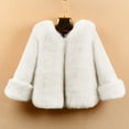 thumbnail image 5 of MEZZALL Coats Girls Warm Winter Thickened Teddy Jacket Outerwear Soft Coats For Toddler Big Kids Fashionable Long Sleeve Tops, 5 of 5