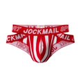 thumbnail image 5 of JOCKMAIL 3PCS/PACK Mens Underwear Briefs Wide Belt Striped Athletic Sports Underwear Mens Underpants, 5 of 7