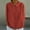 Red, variant on WTXUE Collared Shirts 3/4 Length Sleeve Womens Tops Cotton Linen Shirts Babydoll Tops Flowy Blouses Womens Shirts Women Blouses Comfy Shirts Beige L