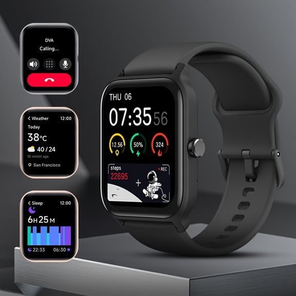 IDW13 Sport Smart Watch, 1.8 Inch HD Smart Watch, Smart Watch With Wireless Call For Men Women, Fitness Activity Tracker With 100 Sports Modes, Voice Assistant, Business Friendly, Gifts