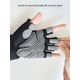 thumbnail image 3 of Guantes de fitness con muñequera integrada antideslizante para hombres y mujeres, equipo de entrenamiento de fuerza, levantamiento de pesas, barra, protección de muñeca, cubierta de palma, 3 of 4