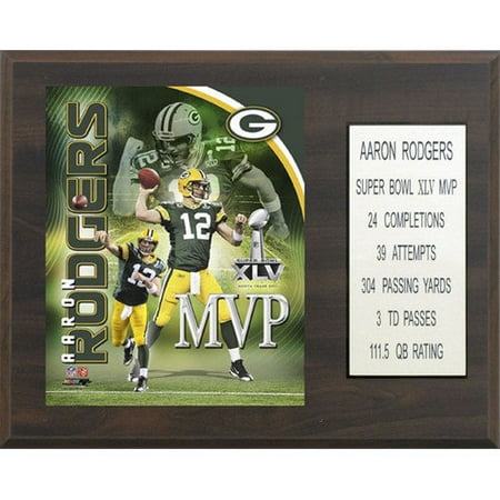 C & I Collectibles NFL Green Bay Packers Super Bowl MVP Plaque