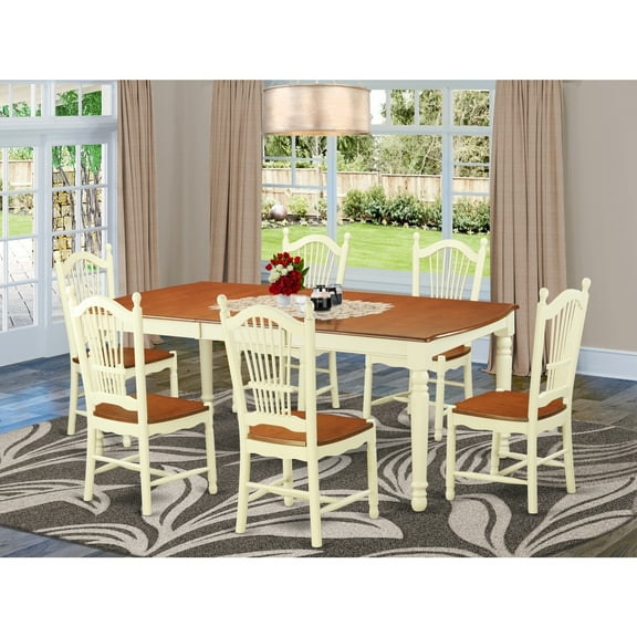 Modern Dining Set - Kitchen Table with 8 Chairs - Home Stock - Elegant Design
