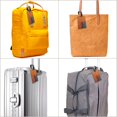 thumbnail image 6 of Luggage Tags for Suitcases, Orange Net Fishing Boat Leather Bag Luggage Tags ID Label Tags Privacy Protection Travel Bag Labels, 6 of 6