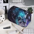 thumbnail image 6 of Hirioo Purple Sky Wolf for Large Grid Mesh Pencil Case with Zipper Stationery Organizer Case, 6 of 7