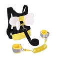 thumbnail image 1 of Prevención de pérdidas, eslabón de muñeca, arnés seguro para muñeca, rotación de 360 grados, práctica pulsera segura de moda, correa para mochila para Amarillo, 1 of 8