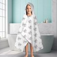 thumbnail image 6 of Winged Unicorn Pattern Hooded Bath Towel，60"x35" for Ages 3 To 12 Kids, Quick Dry Lightweight Soft Microfiber Hood Beach Towel Cover Up for Kids, 6 of 7